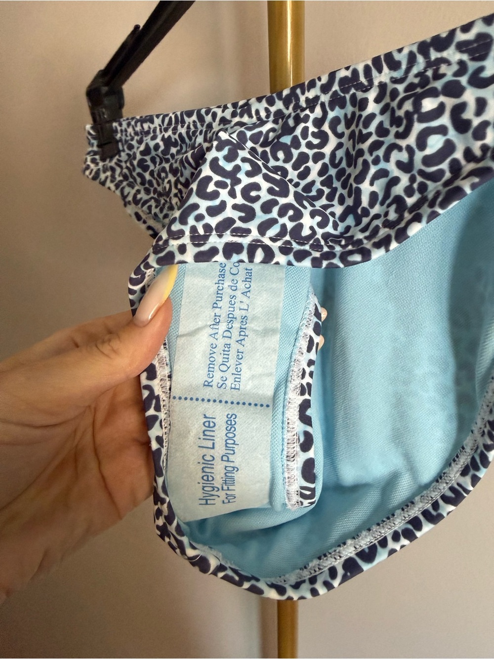 NWT Bar III “On the Prowl” Bikini Bottom – Navy Leopard Print (Size XS) - Picture 4 of 4